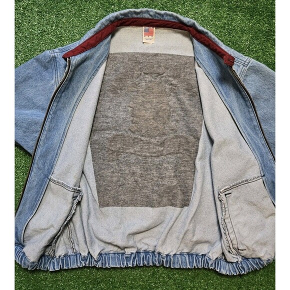 Vintage 104th U.S. Open Shinnecock Hills Denim Jacket Embossed (Men's M) - Picture 6 of 16